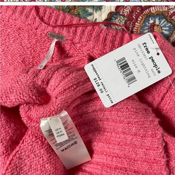 Free People Brookside Tunic in Pink Lightning O1 - Picture 13 of 15